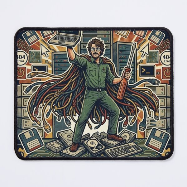 Item preview, Tech Support Hero  Saving Computers Since Day One designed and sold by KurtByteStudio.