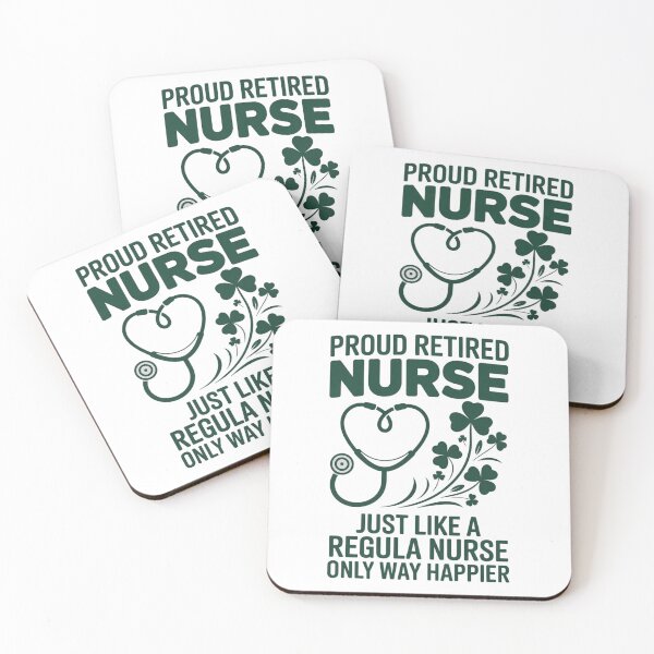 Item preview, Proud Retired Nurse Funny St Patrick’s Day Shamrock Nurse Classic T-Shirt  designed and sold by podlook.