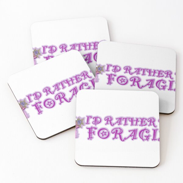 Item preview, I'd Rather Be Foraging - Purple Edition designed and sold by Canvas Larrikins.