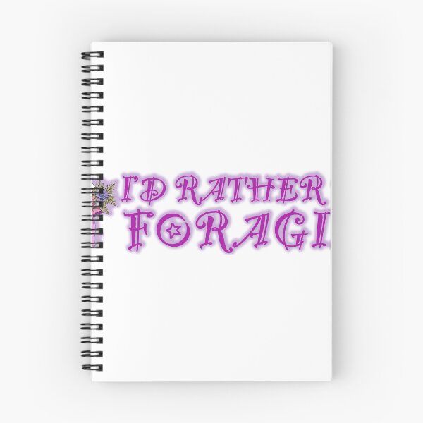 Item preview, I'd Rather Be Foraging - Purple Edition designed and sold by Canvas Larrikins.