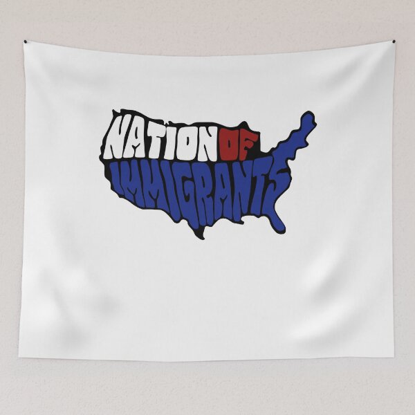 Item preview, We Are A Nation Of Immigrants Abolish-ICE Protest Pro Immigrant designed and sold by gunaone-design.