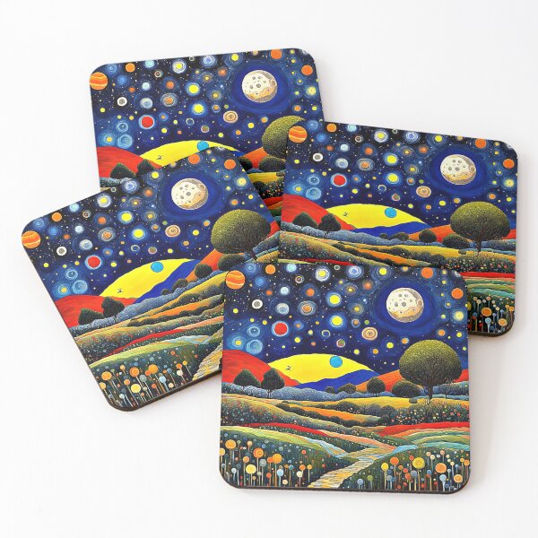 Item preview, Magical Starry Night Dreamscape designed and sold by Nanaueart.