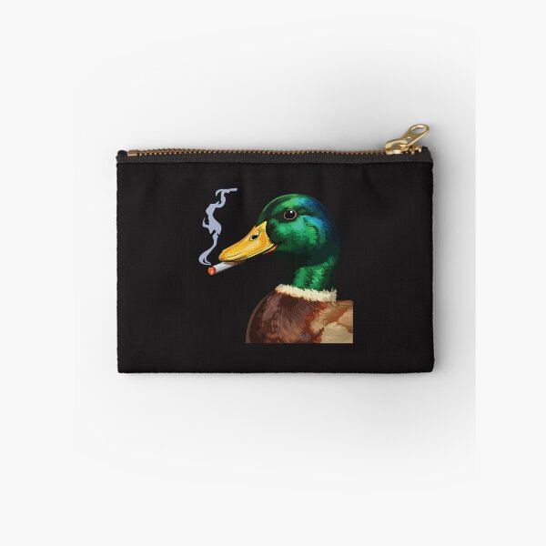Item preview, Cool Mallard Duck Smoking Cigarette Funny Hunting Meme Animal Design designed and sold by kiralynstration.