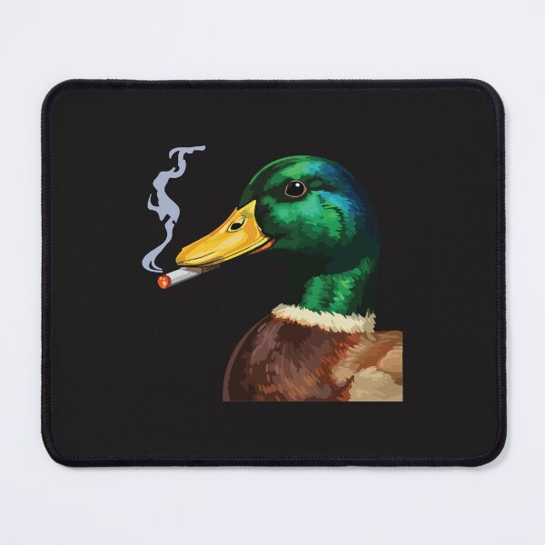 Item preview, Cool Mallard Duck Smoking Cigarette Funny Hunting Meme Animal Design designed and sold by kiralynstration.
