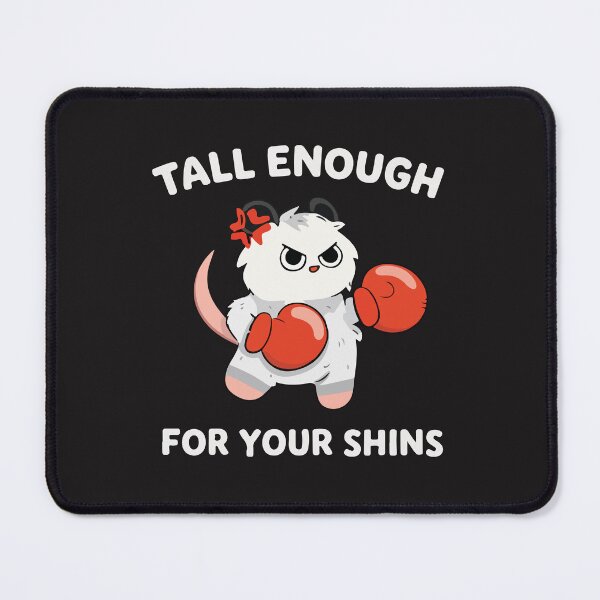 Item preview, Tall Enough For Your Shins Funny Boxing Opossum Cute Fighter Meme Design designed and sold by kiralynstration.