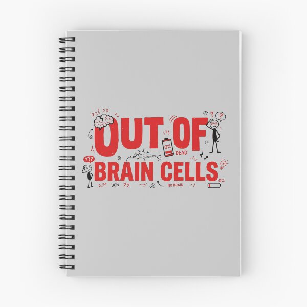 Item preview, Out of Brain Cells designed and sold by The Mugnificent Shop.