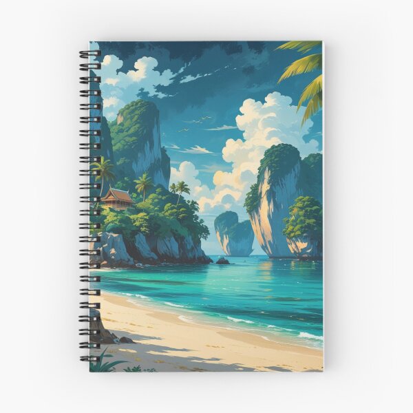 Item preview, Phi Phi Islands Thailand – Tropical Paradise Beach Travel Poster designed and sold by ArtnarongDesign.