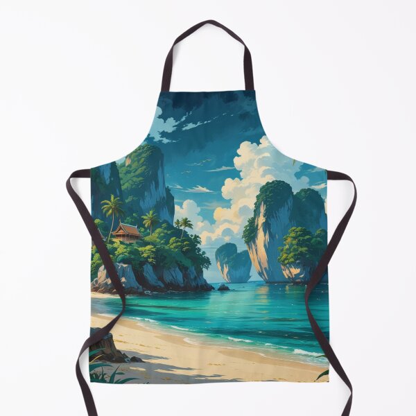 Item preview, Phi Phi Islands Thailand – Tropical Paradise Beach Travel Poster designed and sold by ArtnarongDesign.