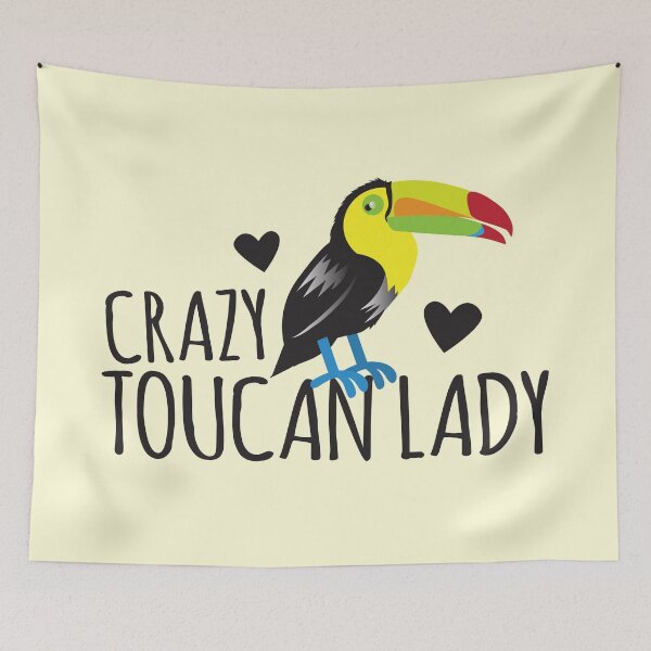 Item preview, Crazy Toucan Ladya designed and sold by jazzydevil.