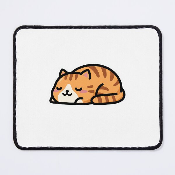 Item preview, Cute Sleeping Orange Tabby Cat, Kawaii Eepy Cat Nap Loaf Funny Cat  designed and sold by TeeTimeMeTime.