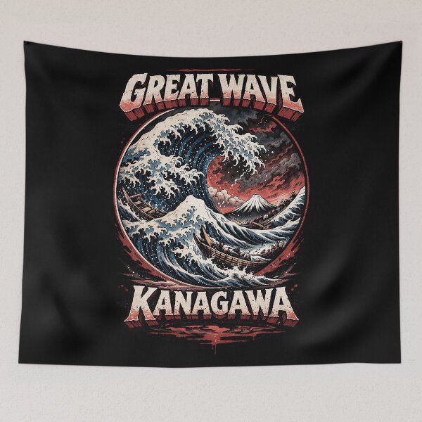 Item preview, Great Wave Kanagawa Japan designed and sold by unfamouzzz.