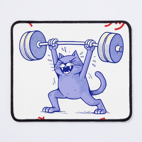 Item preview, Powerlifting Kitty designed and sold by Matinez Pink.