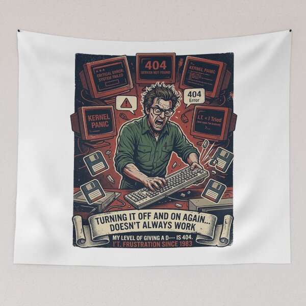 Item preview, Have You Tried Turning It Off And On Again? designed and sold by KurtByteStudio.