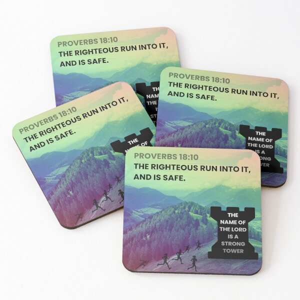 Item preview, Proverbs 18:10 designed and sold by Undonemadenew.
