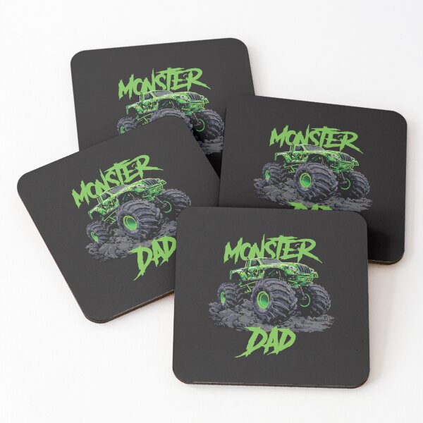 Item preview, Monster Dad Monster Truck Off Road Mud Truck Father Truck Lover Design designed and sold by kiralynstration.