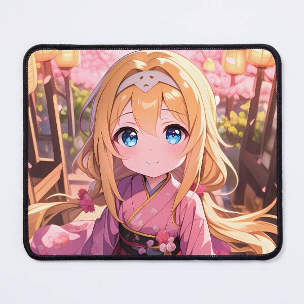 Item preview, Alice Zuberg Sword Art Online Chibi Kimono Spring Stroll designed and sold by TanglenRabbit.