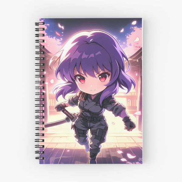 Item preview, Motoko Kusanagi Ghost In The Shell Chibi Waifu Kimono Cherry Blossom designed and sold by TanglenRabbit.
