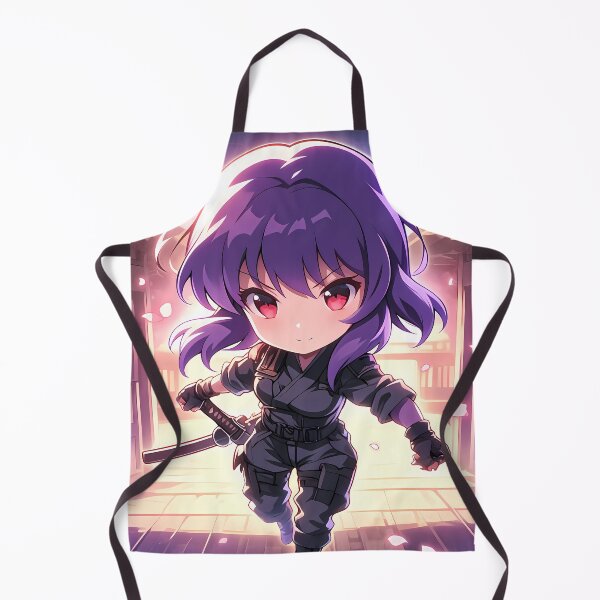 Item preview, Motoko Kusanagi Ghost In The Shell Chibi Waifu Kimono Cherry Blossom designed and sold by TanglenRabbit.