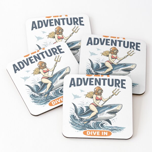 Item preview, Shark Rider Adventure designed and sold by Matinez Pink.