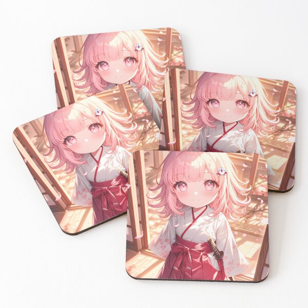 Item preview, Chiaki Nanami Danganronpa Chibi Kimono Moment With Cherry Blossoms designed and sold by TanglenRabbit.
