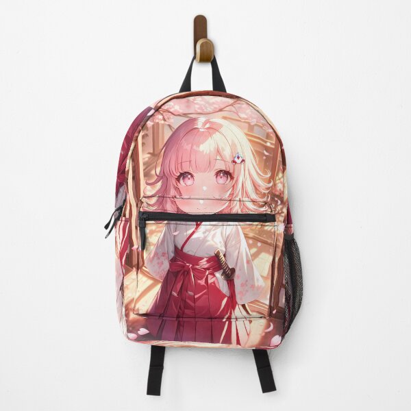 Item preview, Chiaki Nanami Danganronpa Chibi Kimono Moment With Cherry Blossoms designed and sold by TanglenRabbit.