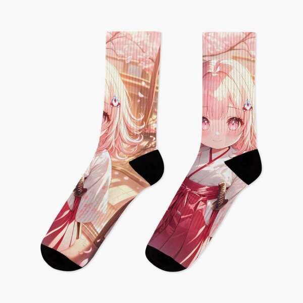 Item preview, Chiaki Nanami Danganronpa Chibi Kimono Moment With Cherry Blossoms designed and sold by TanglenRabbit.