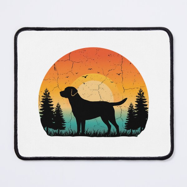 Item preview, Vintage Distressed Labrador Sunset Silhouette Retro Dog Lover Canine designed and sold by chattsuede.