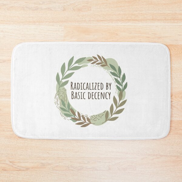 Item preview, Radicalized By Basic Decency botanical art rustic minimalist designed and sold by chattsuede.