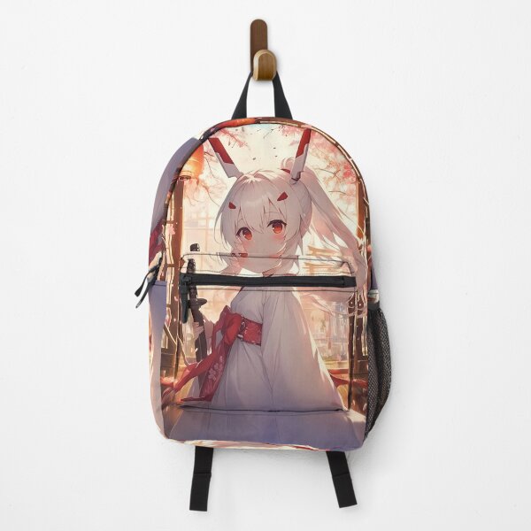 Item preview, Ayanami Azur Lane Chibi Shrine Lanterns Cherry Blossoms Soft Pastel designed and sold by TanglenRabbit.