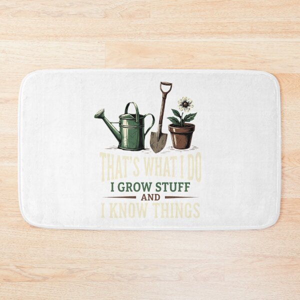 Item preview, That's What I Do I Grow Stuff Gardener Humor Vintage Distressed designed and sold by chattsuede.