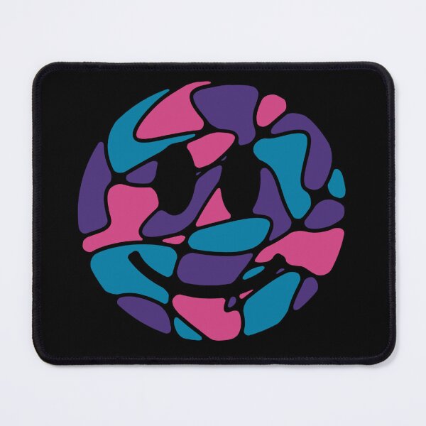 Item preview, Stain Glass Smile Pink, Blue, Purple designed and sold by um, sure art.