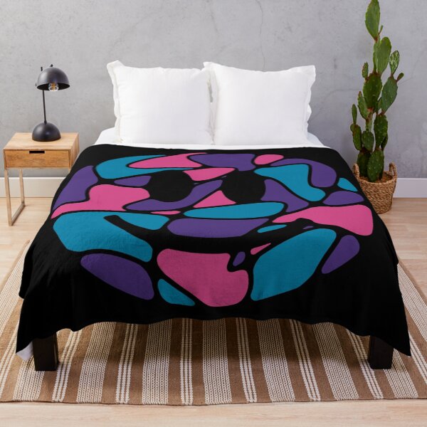 Item preview, Stain Glass Smile Pink, Blue, Purple designed and sold by um, sure art.