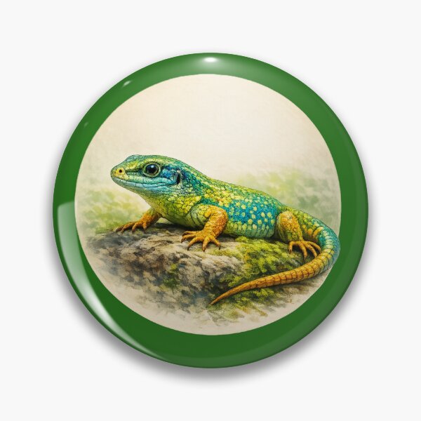 Item preview, Forest Lizard – Quiet Sunlit Observer | Woodland Animal Collection designed and sold by TheJoyfulPen.