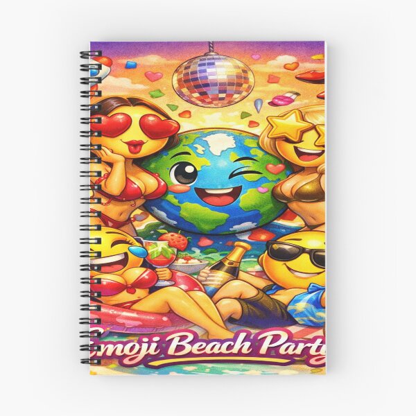 Item preview, Emoji Beac Party designed and sold by DinsignStudio.