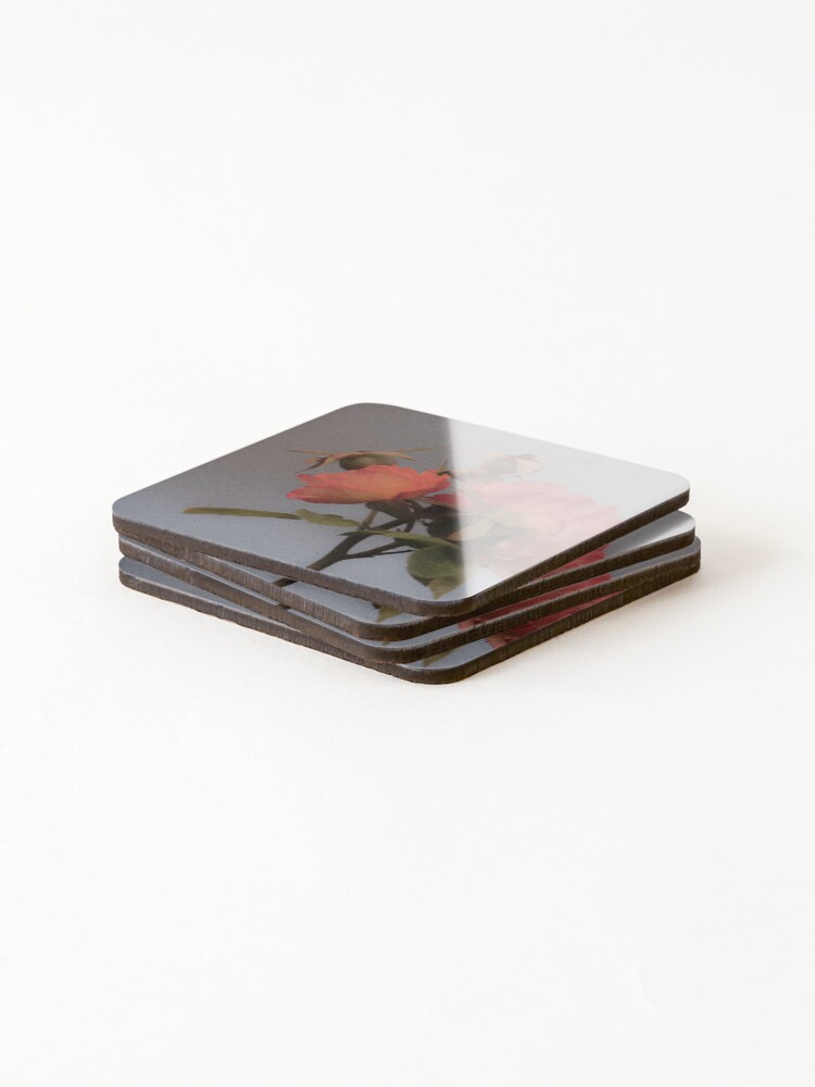 Thumbnail 4 of 5, Coasters (Set of 4), Timeless Roses designed and sold by Ch21541.