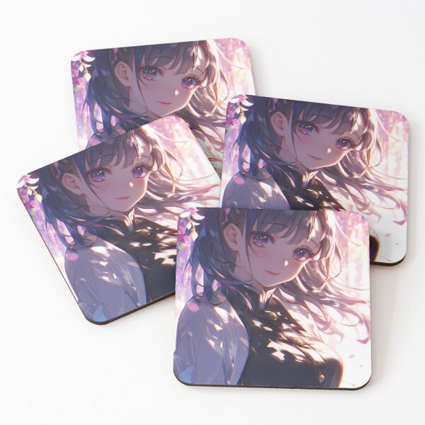Artikelvorschau, Kanao Tsuyuri Demon Slayer Wisteria Soft Light Purple entworfen und verkauft von TanglenRabbit.