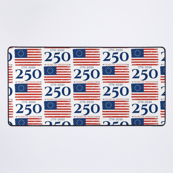 Item preview, America 250 Years of Freedom 1776-2026 Patriotic Flag Semiquincentennial designed and sold by EthosWear.