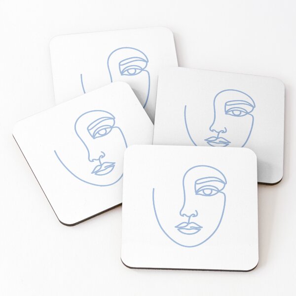 Item preview, Minimalist Face Line Art Abstract Elegant Style designed and sold by chattsuede.