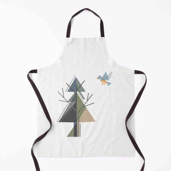 Item preview, Geometric Abstract Tree Bird Modern Minimalist Nature designed and sold by chattsuede.