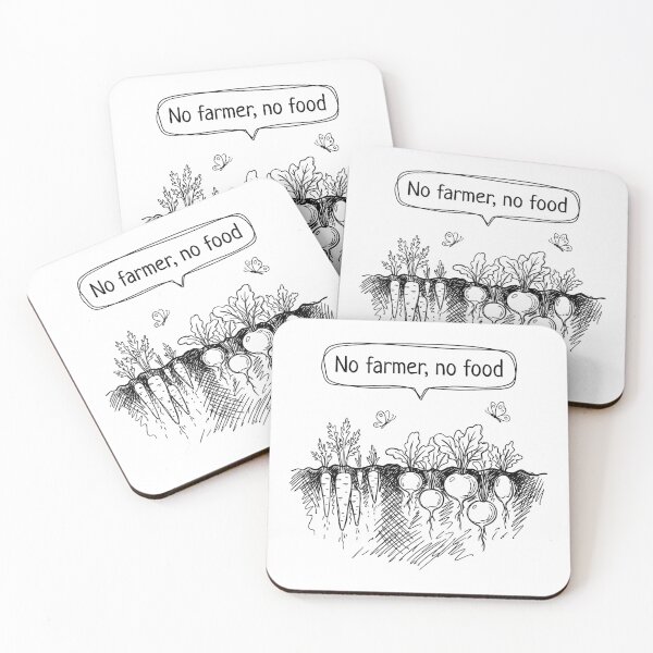 Item preview, No Farmer No Food Farmer Support Agriculture designed and sold by chattsuede.