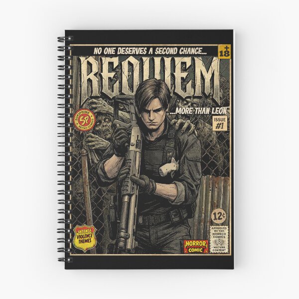 Item preview, Resident Evil 9 Requiem Leon Retro Vintage Comic Cover Art designed and sold by Back2Collage.