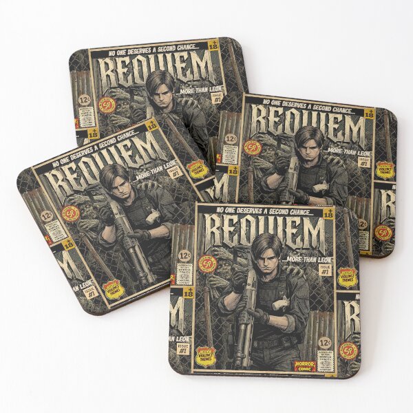 Item preview, Resident Evil 9 Requiem Leon Retro Vintage Comic Cover Art designed and sold by Back2Collage.