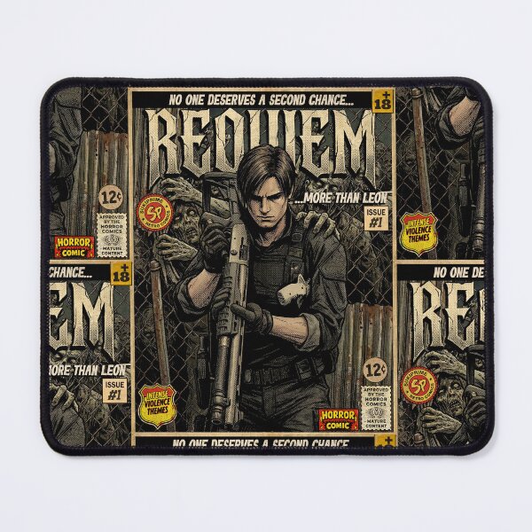 Item preview, Resident Evil 9 Requiem Leon Retro Vintage Comic Cover Art designed and sold by Back2Collage.