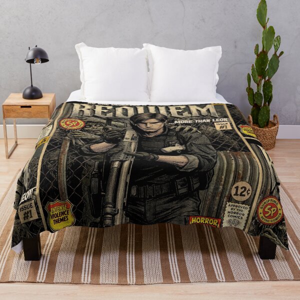 Item preview, Resident Evil 9 Requiem Leon Retro Vintage Comic Cover Art designed and sold by Back2Collage.