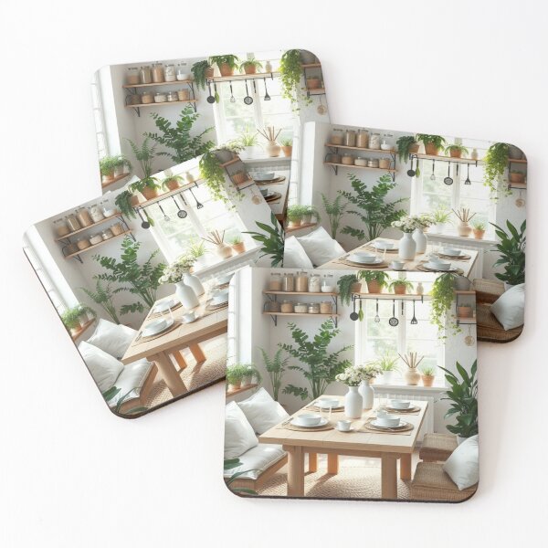 Item preview, Sustainable Japandi Dining Room with Indoor Plants designed and sold by Vida e Arte.