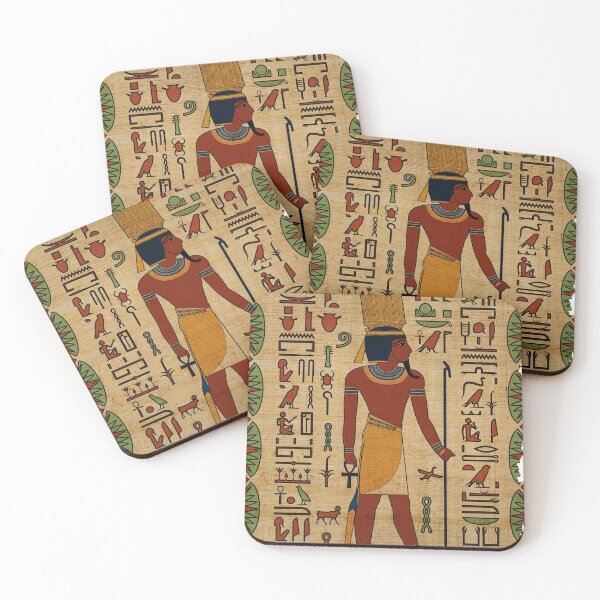 Item preview, Egyptian Amun Ra - Amun Re Ornament on papyrus  designed and sold by Nartissima.