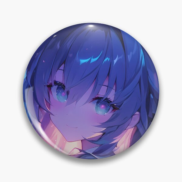 Item preview, Tohka Yatogami Date A Live Neon Blue Glow Dreamy Night designed and sold by TanglenRabbit.