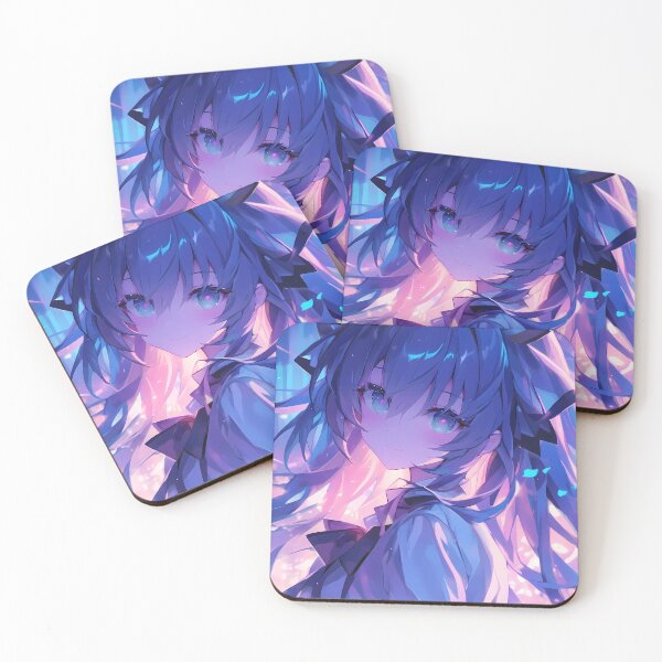 Item preview, Tohka Yatogami Date A Live Neon Blue Glow Dreamy Night designed and sold by TanglenRabbit.