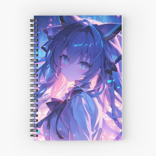 Item preview, Tohka Yatogami Date A Live Neon Blue Glow Dreamy Night designed and sold by TanglenRabbit.