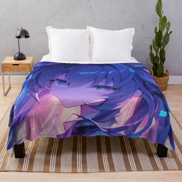 Item preview, Tohka Yatogami Date A Live Neon Blue Glow Dreamy Night designed and sold by TanglenRabbit.